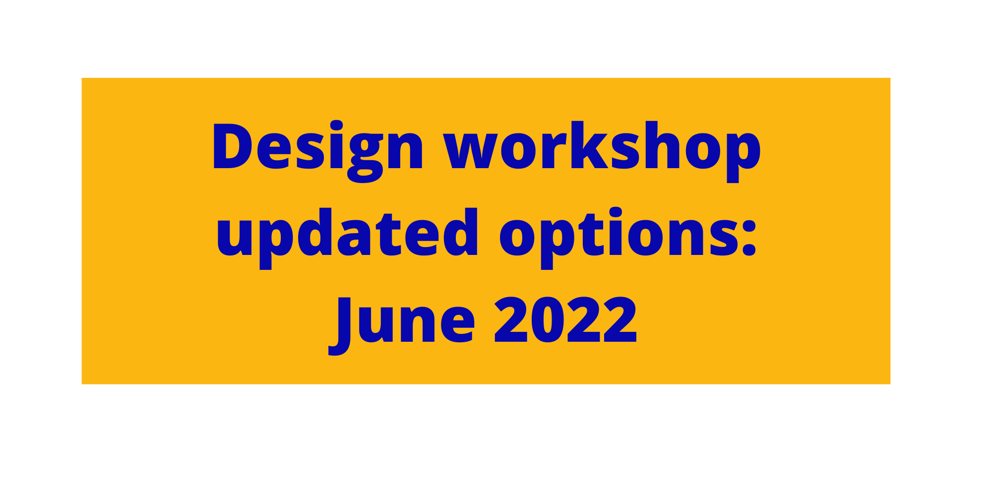 Button design Design workshop updated June 2022