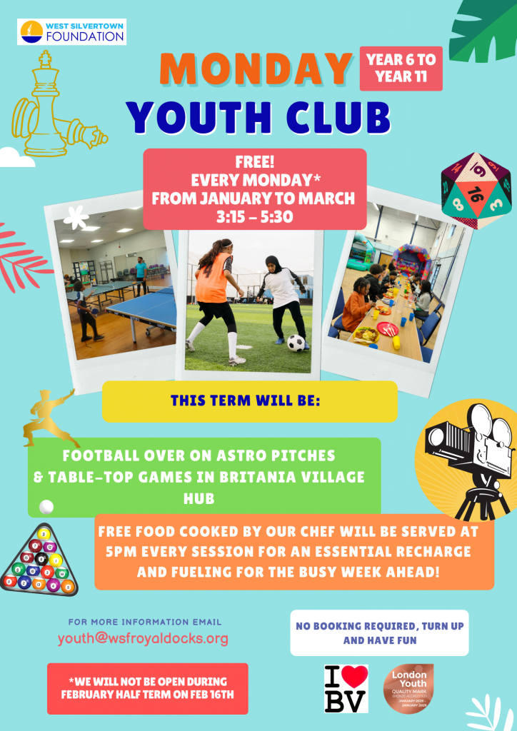 Monday Youth Club Jan 2026