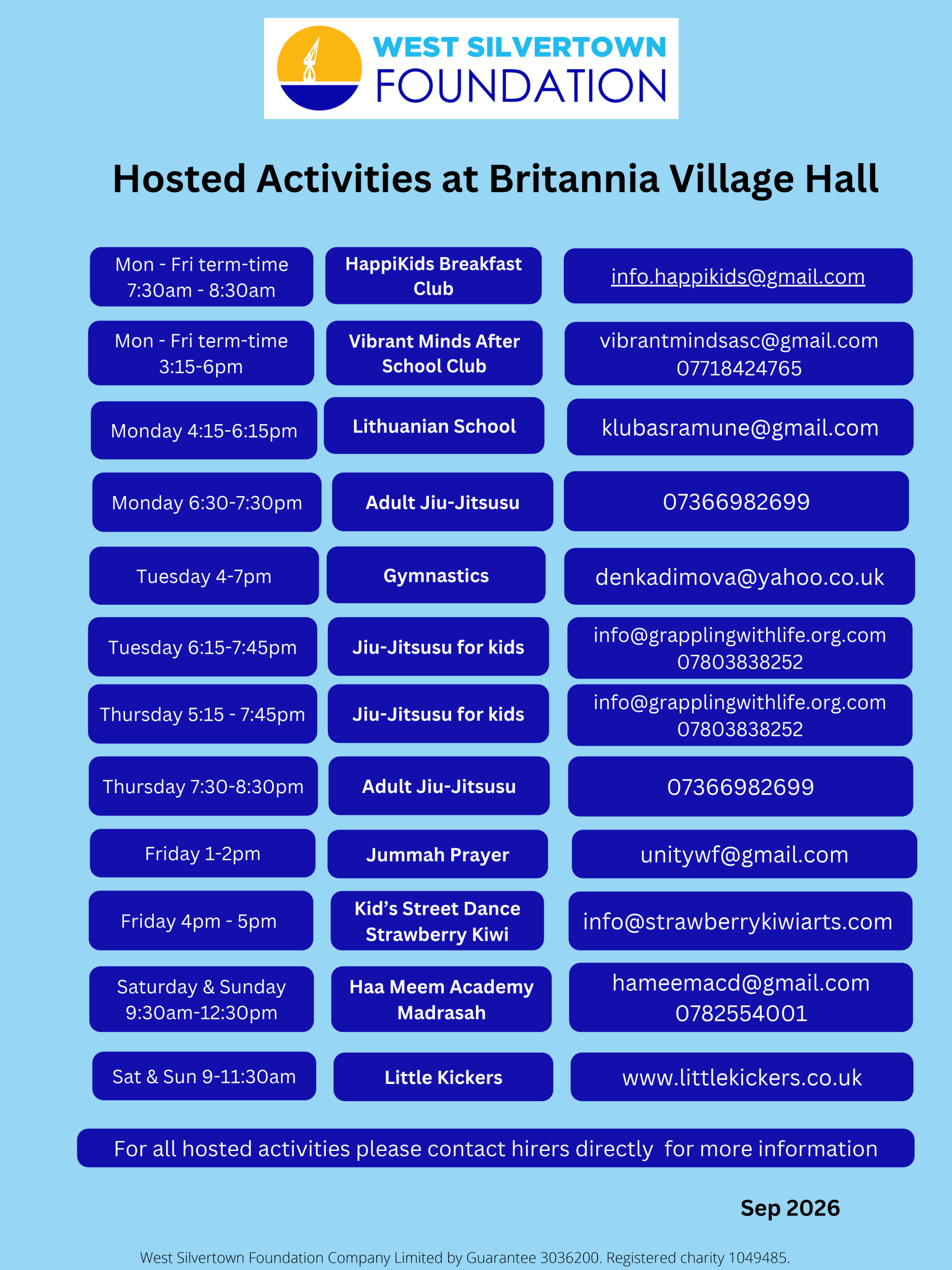 Hosted BV Sep 26
